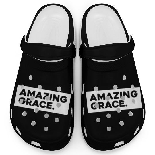 Amazing Grace Love Jesus Christian Christmas Clogs