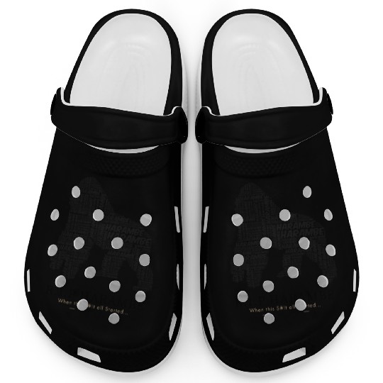 R.I.P Harambe Clogs