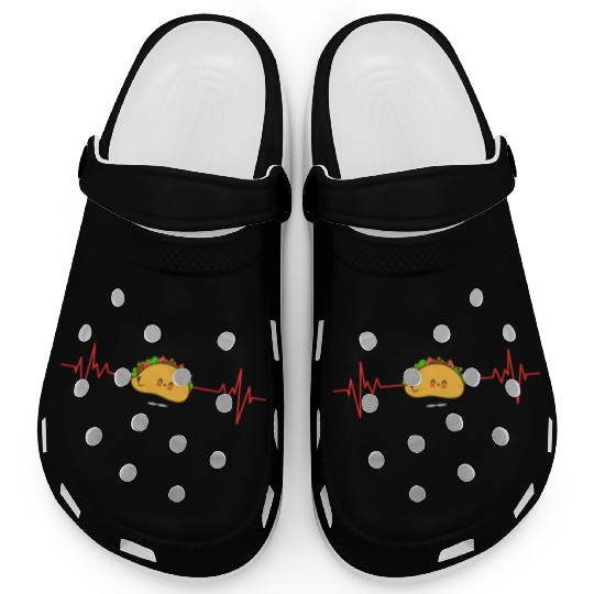 My heart beats for tacos Clogs
