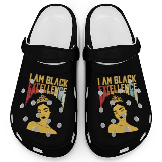 I Am Black History Month African American For Clogs