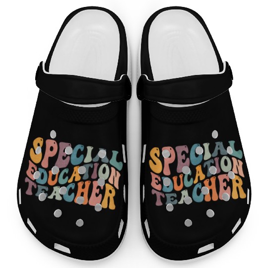 Groovy Special Education Teacher SPED Clogs