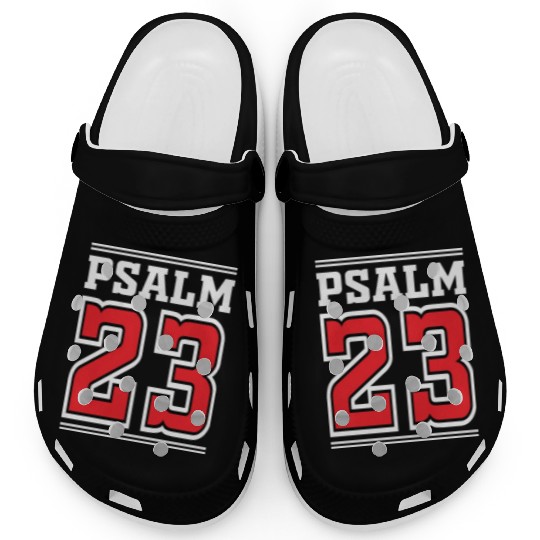 Psalm 23 Bible Text Love Jesus Christian Christmas Clogs