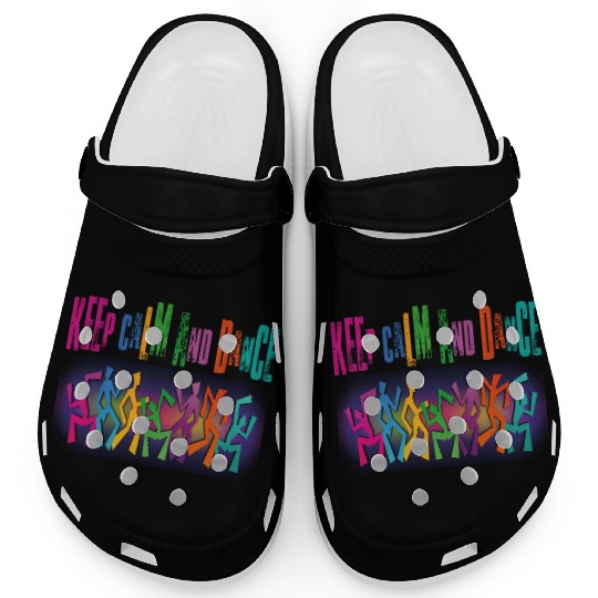 keep kalm and dance Clogs
