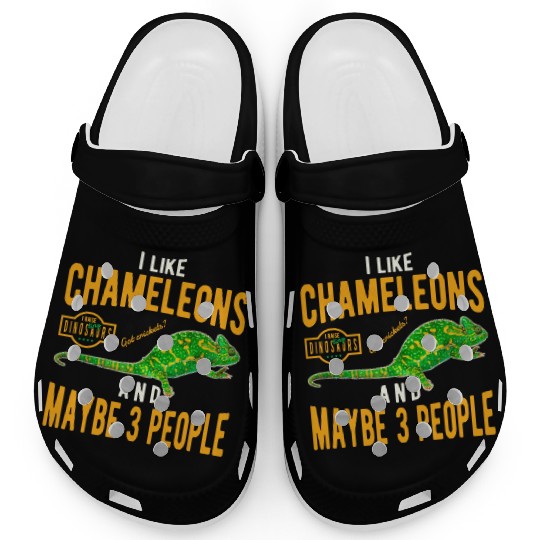 Chameleon Lizard Clogs