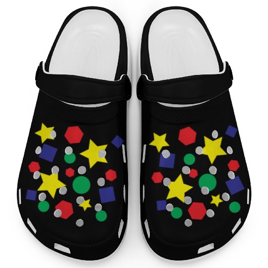 Clogs Includes patterns multi-colored