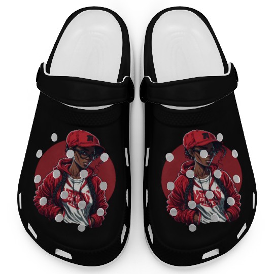 Spirit of Africa: Captivating African Girl in a Bo Clogs