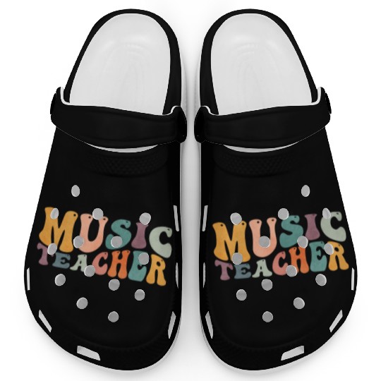 Groovy Music Teacher Musician Teaching Clogs