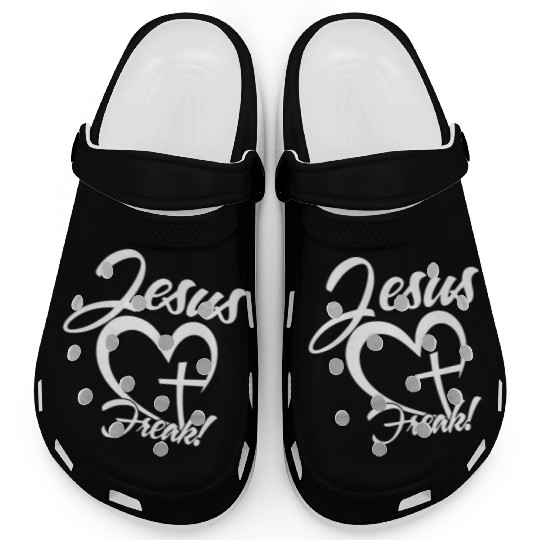 Jesus Freak Love Jesus Christian Christmas Clogs