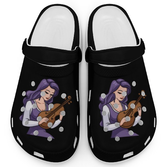 Violin Violinist Clogs