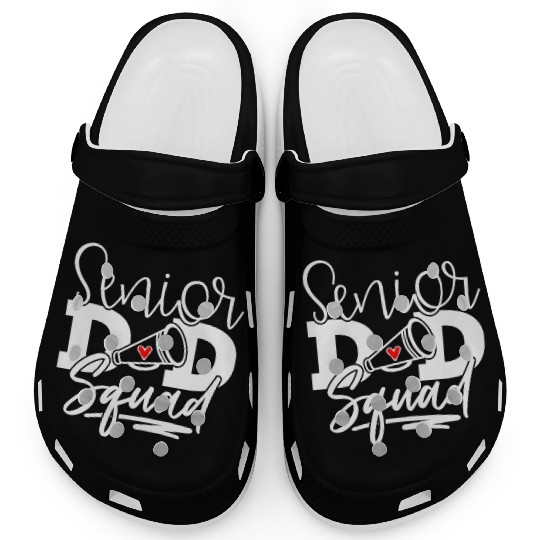 Senior Cheer Dad Squad American Football Clogs