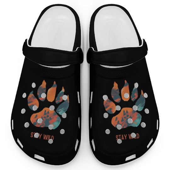 The Grizzly Bear Paw Clogs