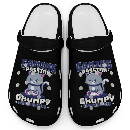 Gaming, Gaming, Video Game, Grumpy Cat Gamer Clogs