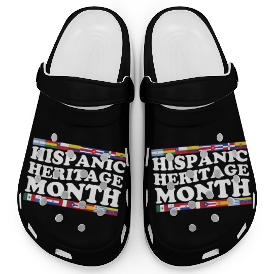 Hispanic Heritage Month Funny Hispanic Spanish Clogs