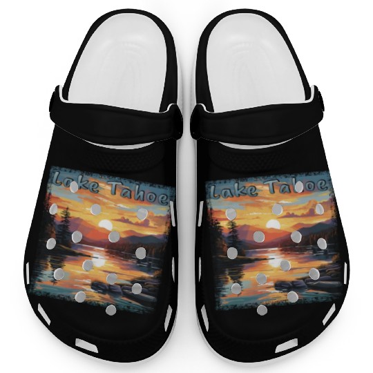 Grunge Sunset: Vacation at Lake Tahoe, Clogs