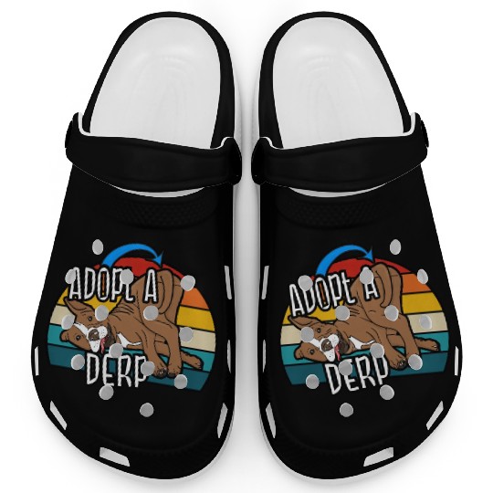 Pit Bull Lover Adopt A Derp Dog Rescue Clogs