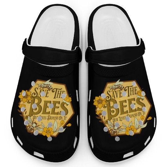 Honey Bee Beekeeping Save The Bees Clogs