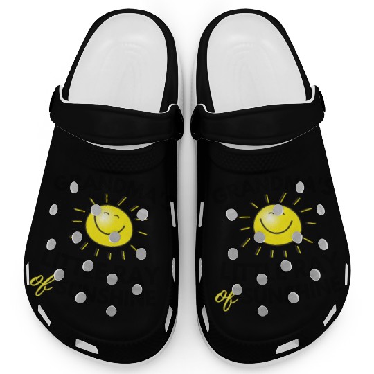 Grandma's Little Ray Of Sunshine Cute Baby Clogs