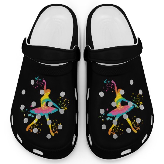 Ballet Dancer Colorsplash Ballerina Clogs