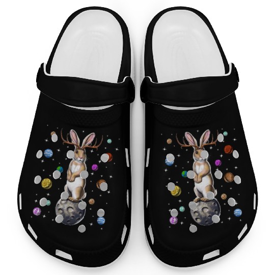 Jackalope Rabbit Clogs