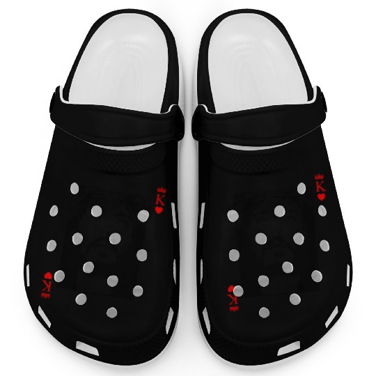 Jesus Is King Jesus King Of Hearts Card Christian Clogs