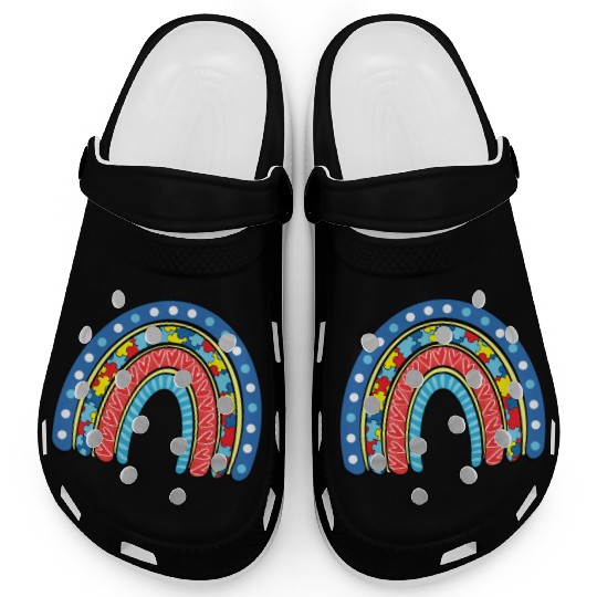 Autism Rainbow Clogs