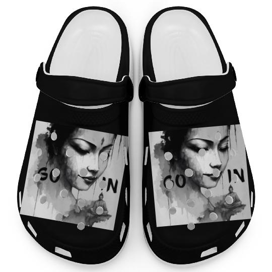 Go in, Zen Buddha Clogs