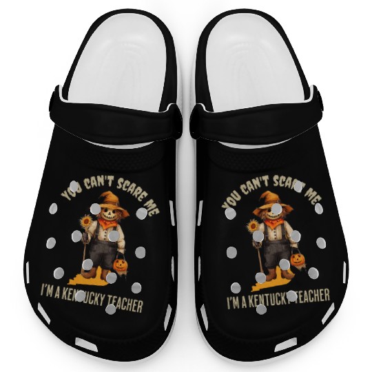 I’m a Kentucky Teacher Halloween Fall Autumn Clogs
