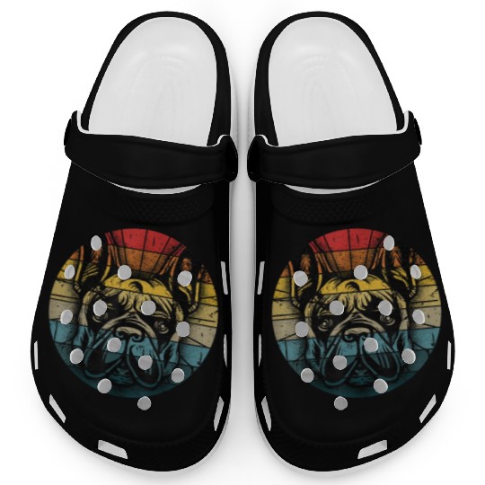 French Bulldog Gift Frenchie Dog Lover Dogfather Clogs