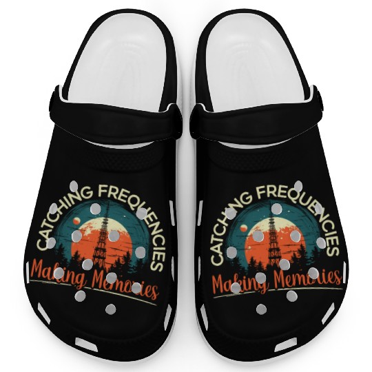 Ham Radio Operator Morse Code Radioactivity Clogs