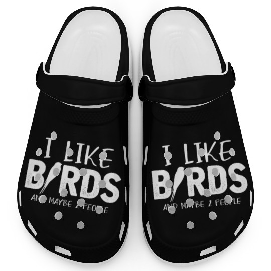 Bird Lover Joke People Budgie Parrot Hummingbird Clogs