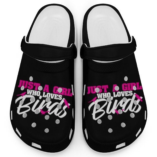 Bird Budgie Girl Love Parrot Sparrow Hummingbird Clogs
