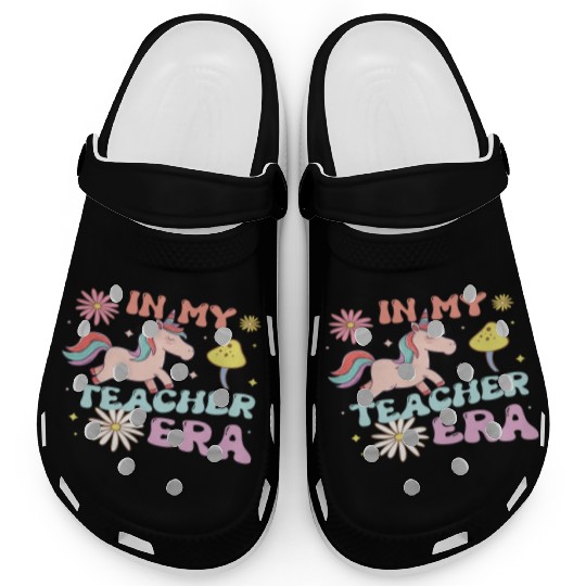 IN MY TEACHER ERA HALLOWEEN Clogs