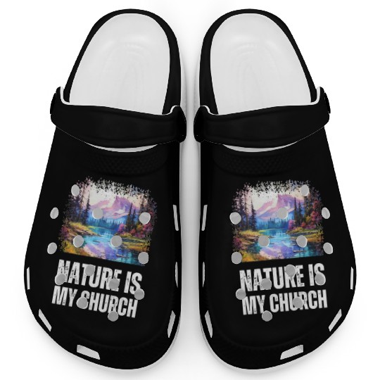Nature Is My Church Clogs