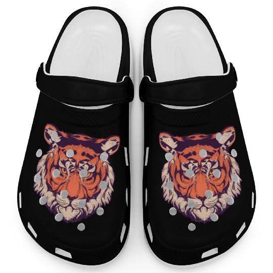 Realist Tiger Tigress Portrait With High Level Of Clogs