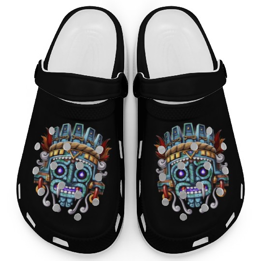 Aztec God Tlaloc Clogs
