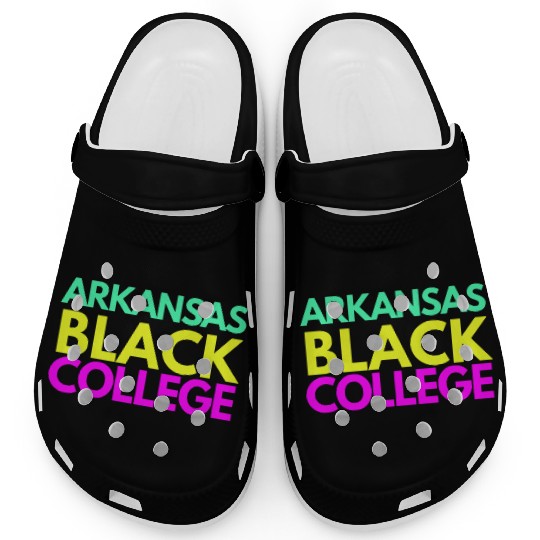 Arkansas Yellow Black College Clogs (Invest Edt)