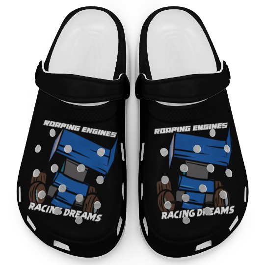 Sprint Car Mom Dirt Track Racing Racing Race Day Clogs