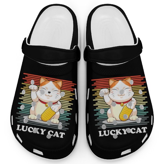Lucky Cat - Maneki Neko Clogs