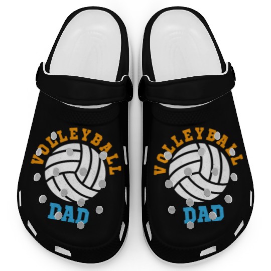 Vintage Volleyball Dad Clogs
