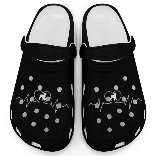 Miniature Schnauzer dog heatbeat Clogs