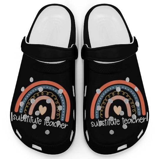 Substitute Teacher Back To School Sub Teacher Clogs