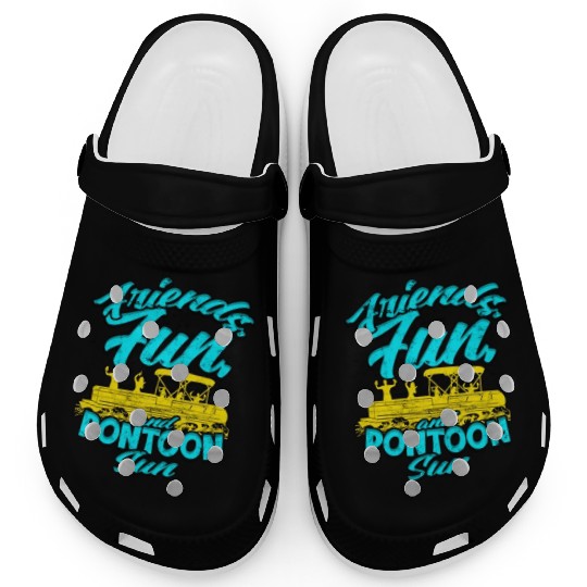 Friends, fun, and pontoon sun - Pontoon Clogs