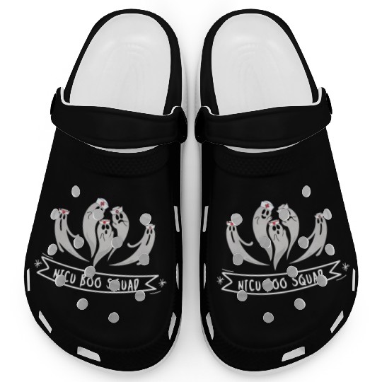 Cute NICU Halloween | NICU boo squad design Clogs