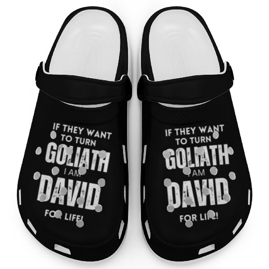 David For Life Faith Over Fear Stories Clogs
