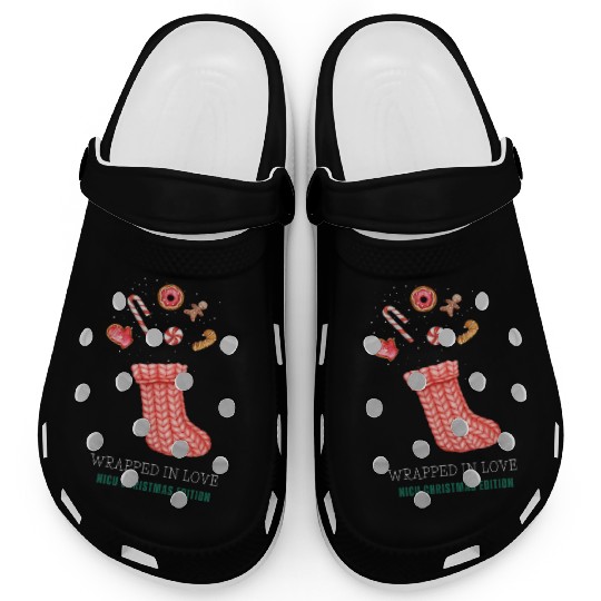 NICU Christmas design | Wrapped in Love Clogs