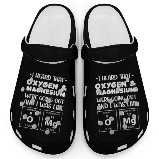 Funny Omg Periodic Table Science Chemistry Geek Clogs
