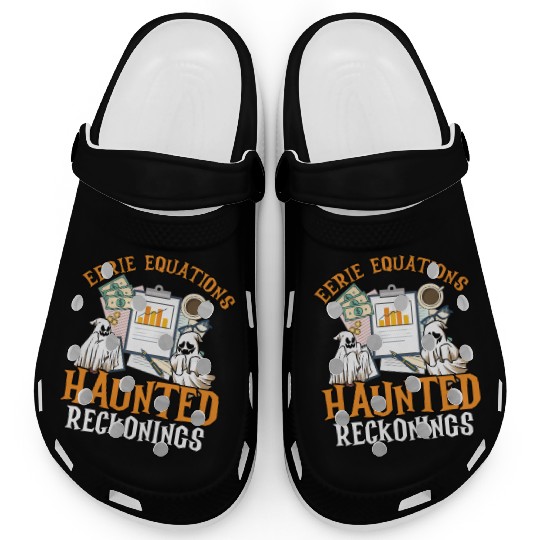Eerie Equations Haunted Reckonings Halloween Clogs