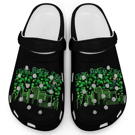 Saint Patrick's Day Houston Texas Clogs