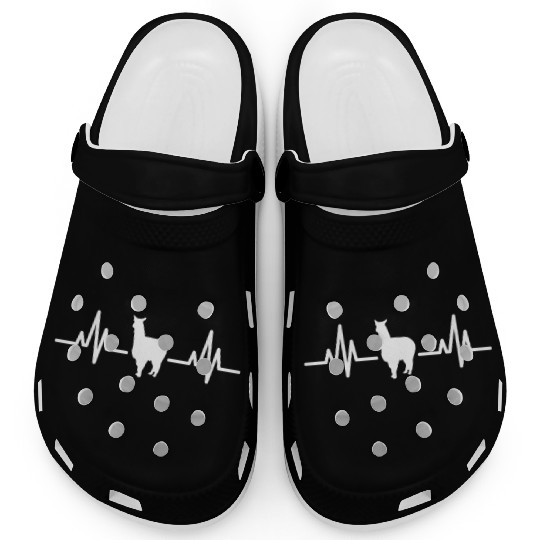 Alpaca Heartbeat Line Clogs