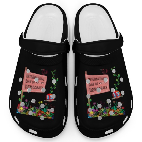 world day of Democracy Clogs